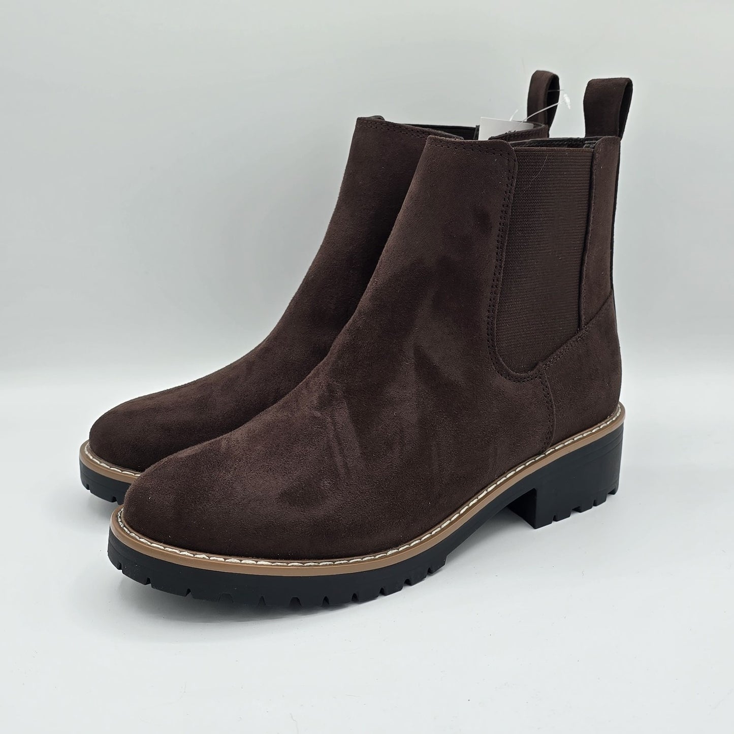 Kensie Kayla B Women's Chelsea Faux Suede Ankle Boots Pick Size