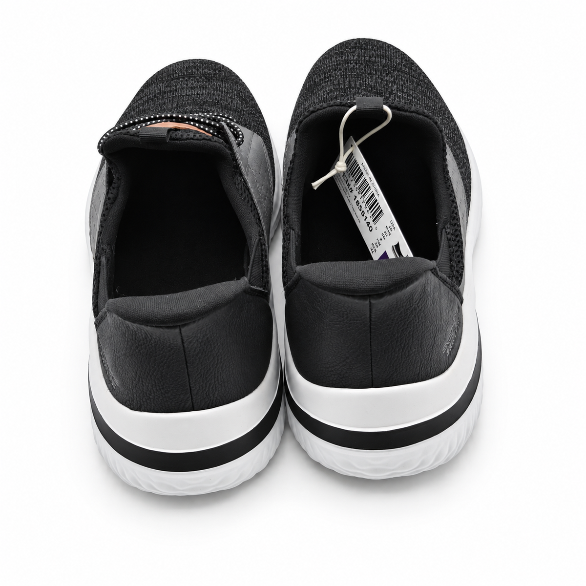 Skechers Delson 3.0 Swift Fit Mens Black Gray Hands Free Slip On Shoes Pick Size