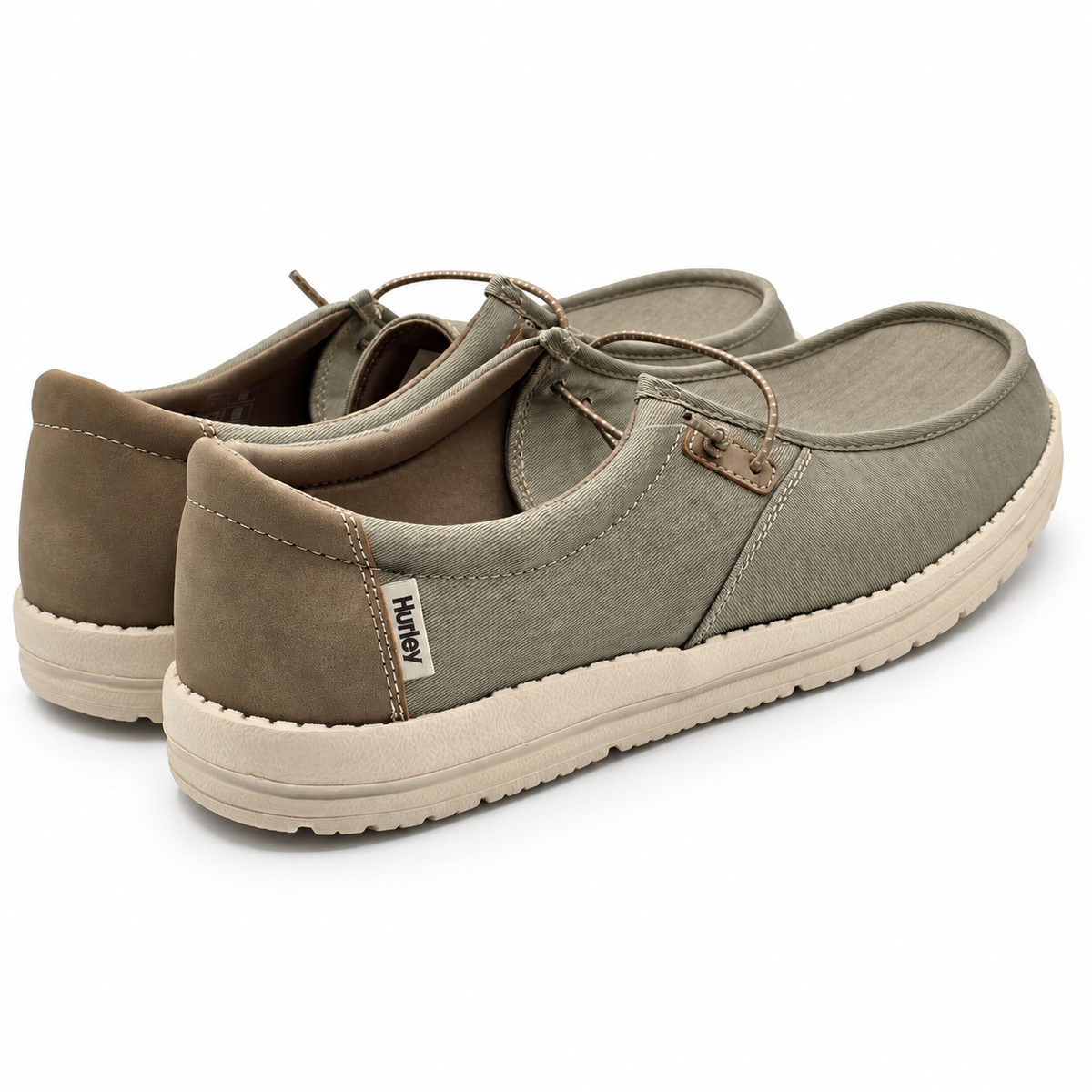 Hurley Nesota Mens Tan Memory Foam Lightweight Casual Comfort Shoes Pick Size