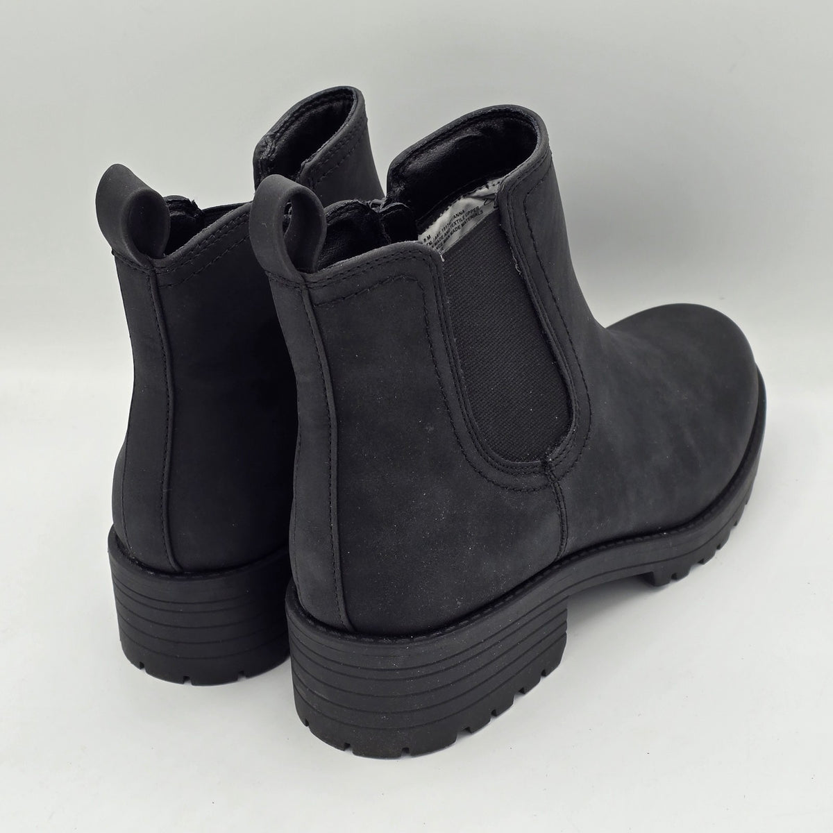 Buffalo David Bitton Anna Boots Women's Black Pull On Memory Foam Comfort - 8