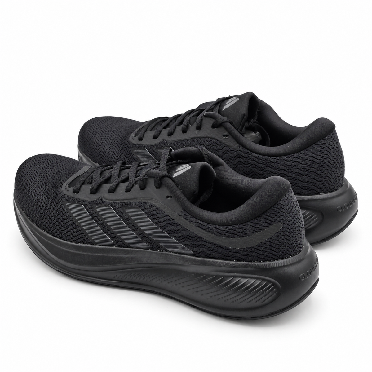 adidas Response Runner 2 Mens Black Cloudfoam Running Shoes Pick Size KJ1737