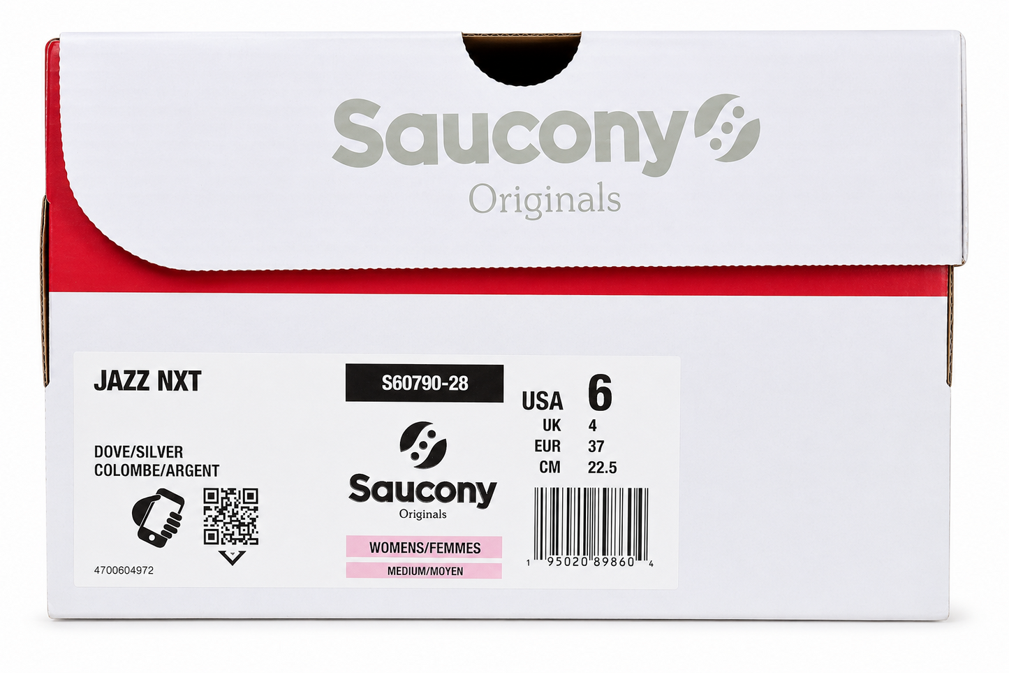 Saucony Jazz NXT Women's 6 Dove Silver Retro Sneakers S60790-28 Suede Mesh