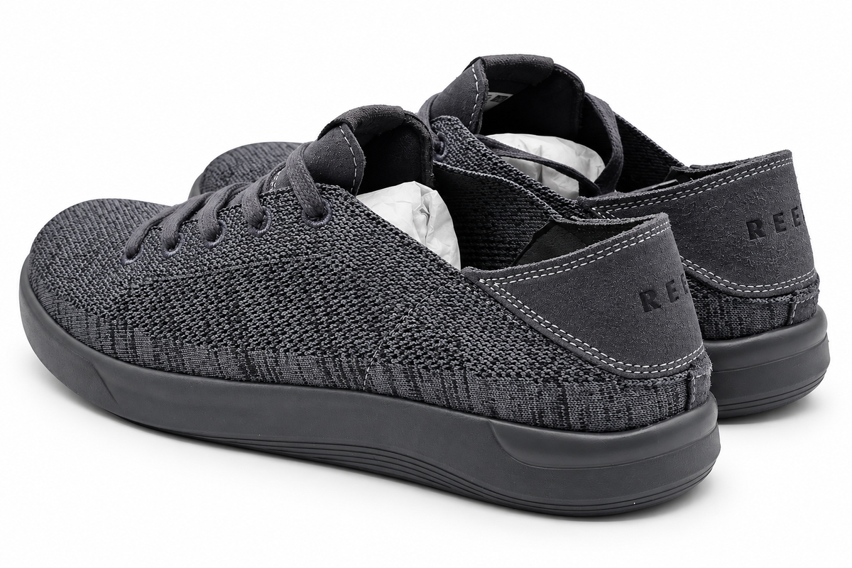 REEF Swellsole Neptune Mens Sneakers Raven Gray Memory Foam CJ6018 Pick Size