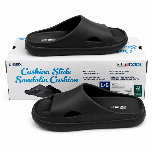 32 Degrees Cool Cushion Slides Black Blue Tan Comfort Sandals Unisex Pick Size