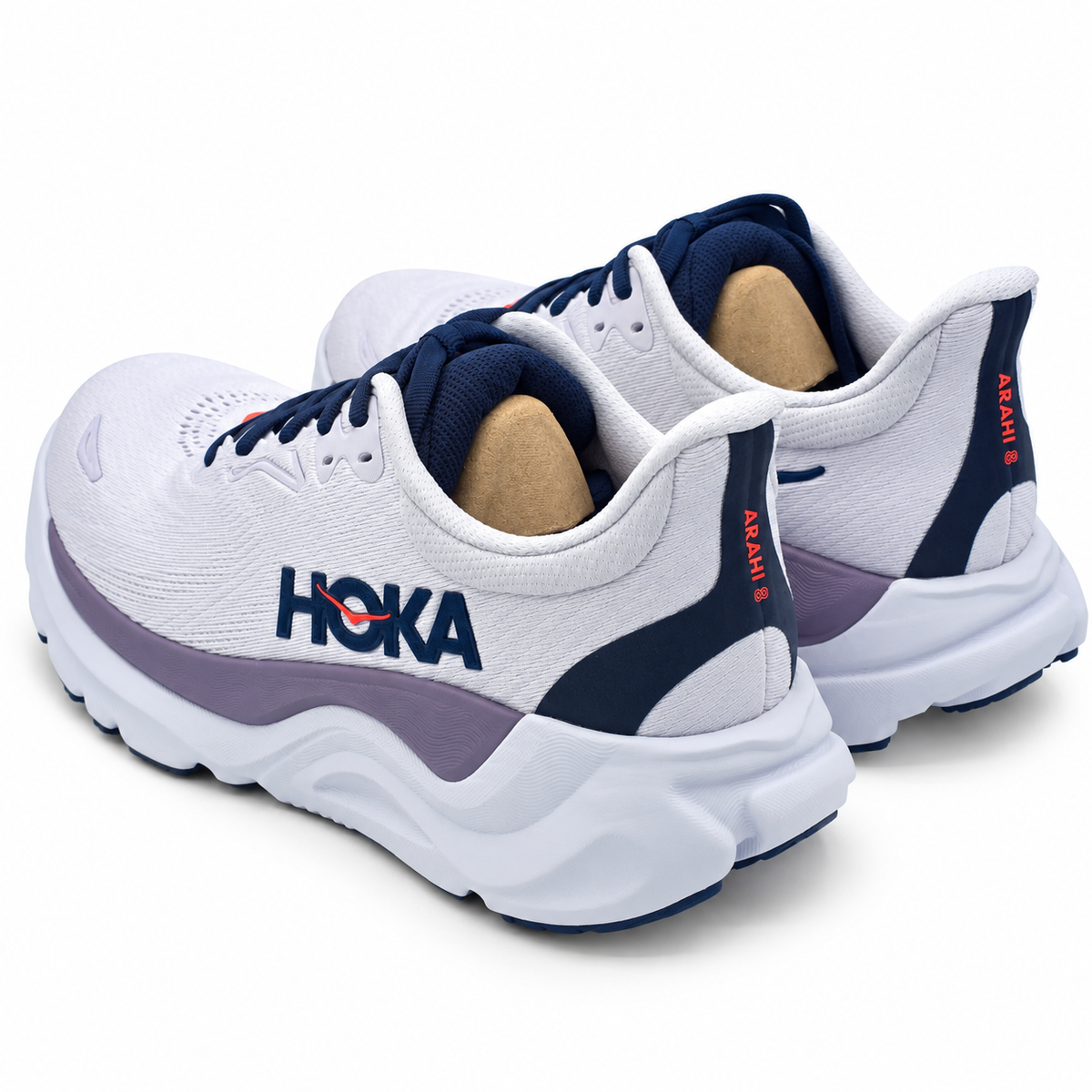 HOKA Arahi 8 Women's 8.5 B Starlight Glow Navy H-Frame Stability Running Shoes
