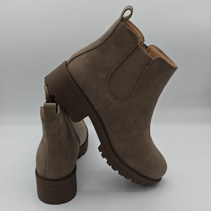 Buffalo David Bitton Anna Boots Women's Brown Pull On Memory Foam Comfort