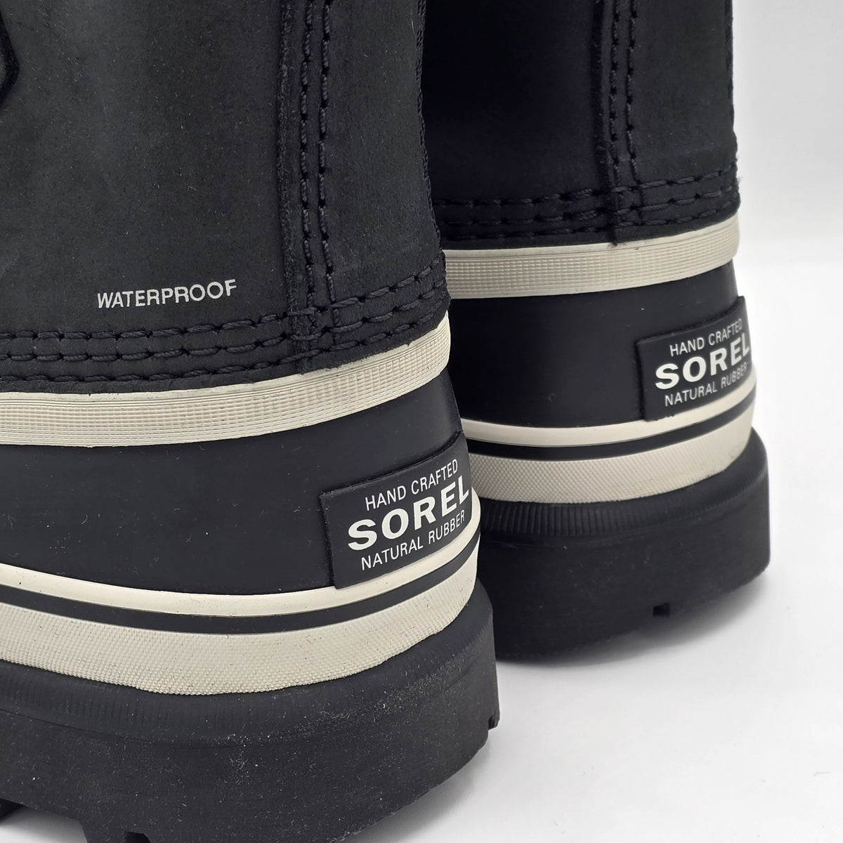 Sorel "CARIBOU" WP Men's Insulated Waterproof Snow Boot [Black/Stone] - NEW