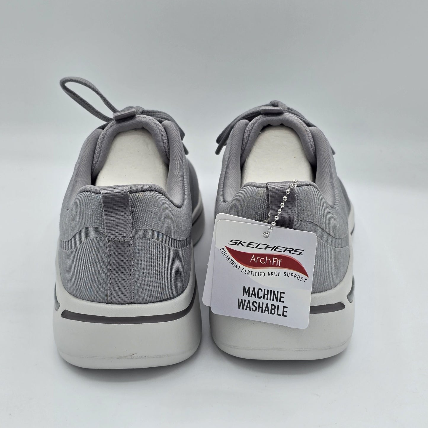 Skechers Go Walk Arch Fit Sneakers Women's Gray Walking Shoes 124485 7.5