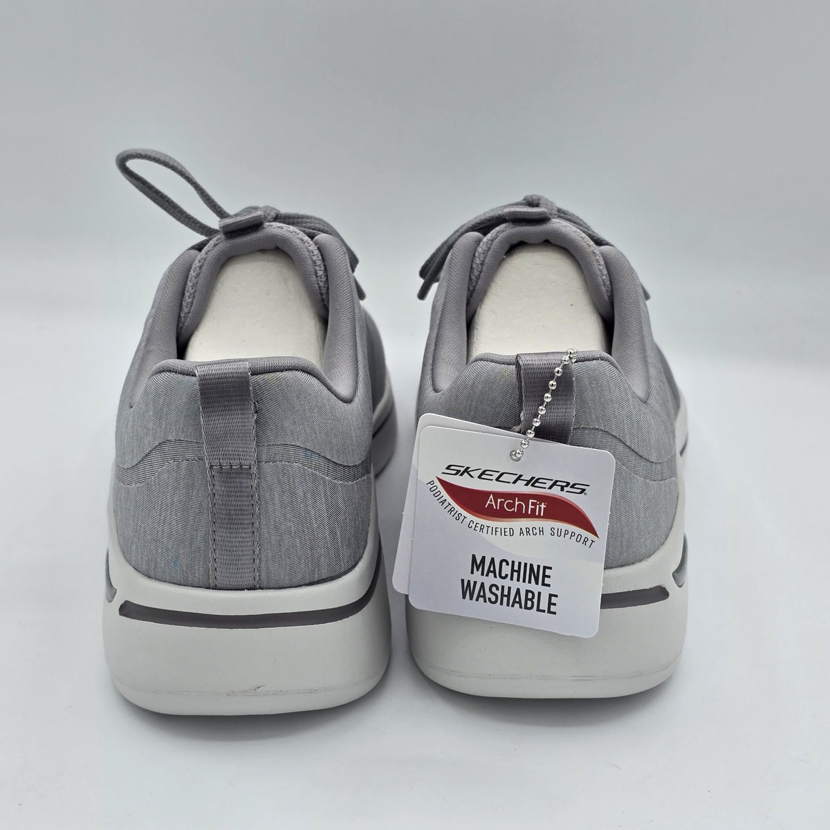Skechers Go Walk Arch Fit Sneakers Women's Gray Walking Shoes 124485 7.5