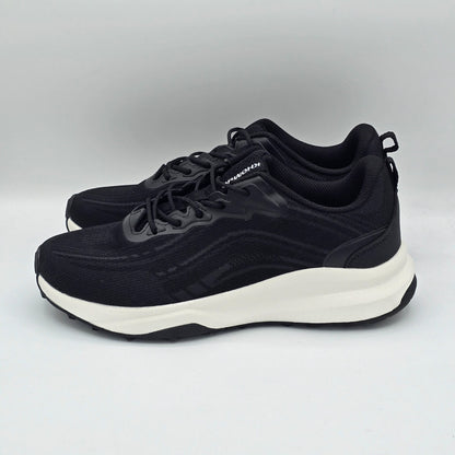 Khombu Patan Sneakers Women's Black Lightweight Athletic Memory Foam Casual Shoe