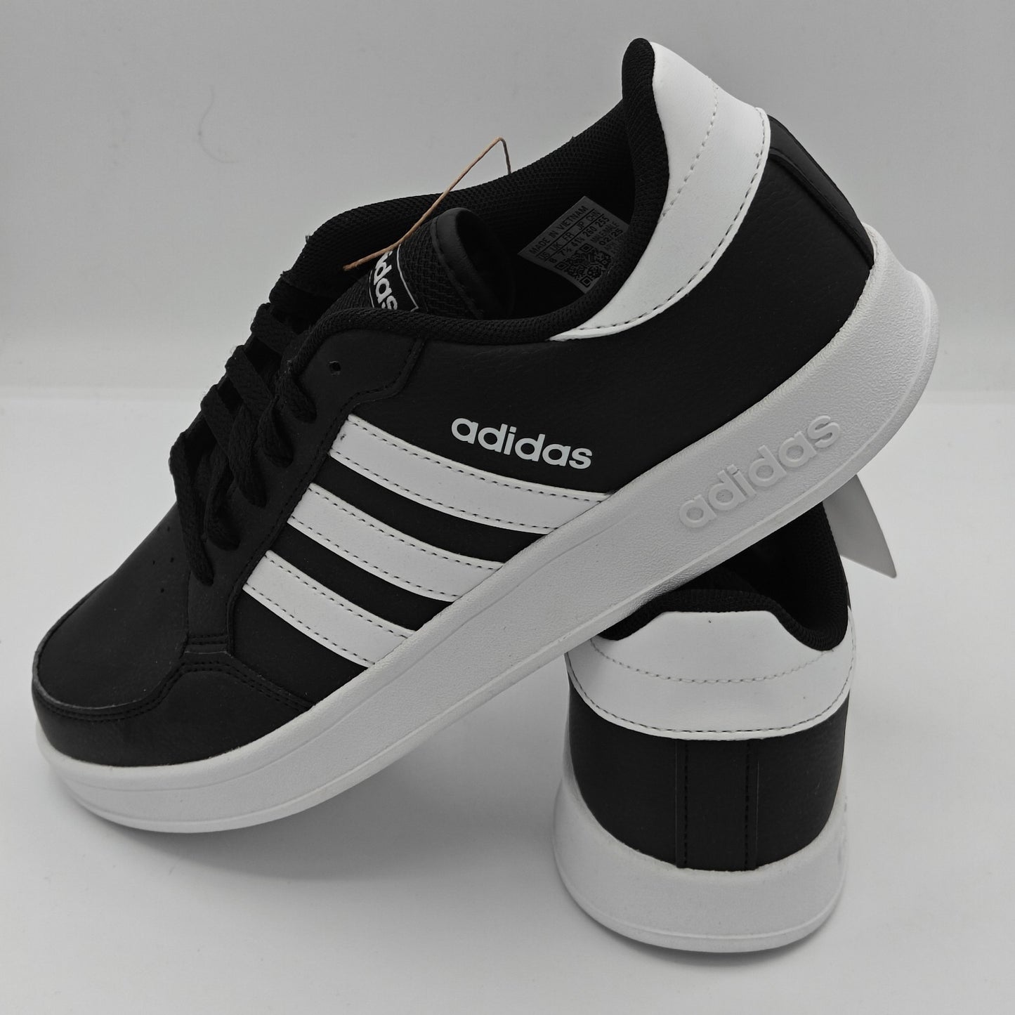 Men's Adidas Breaknet Court Shoes Sneake Black/White FX8708