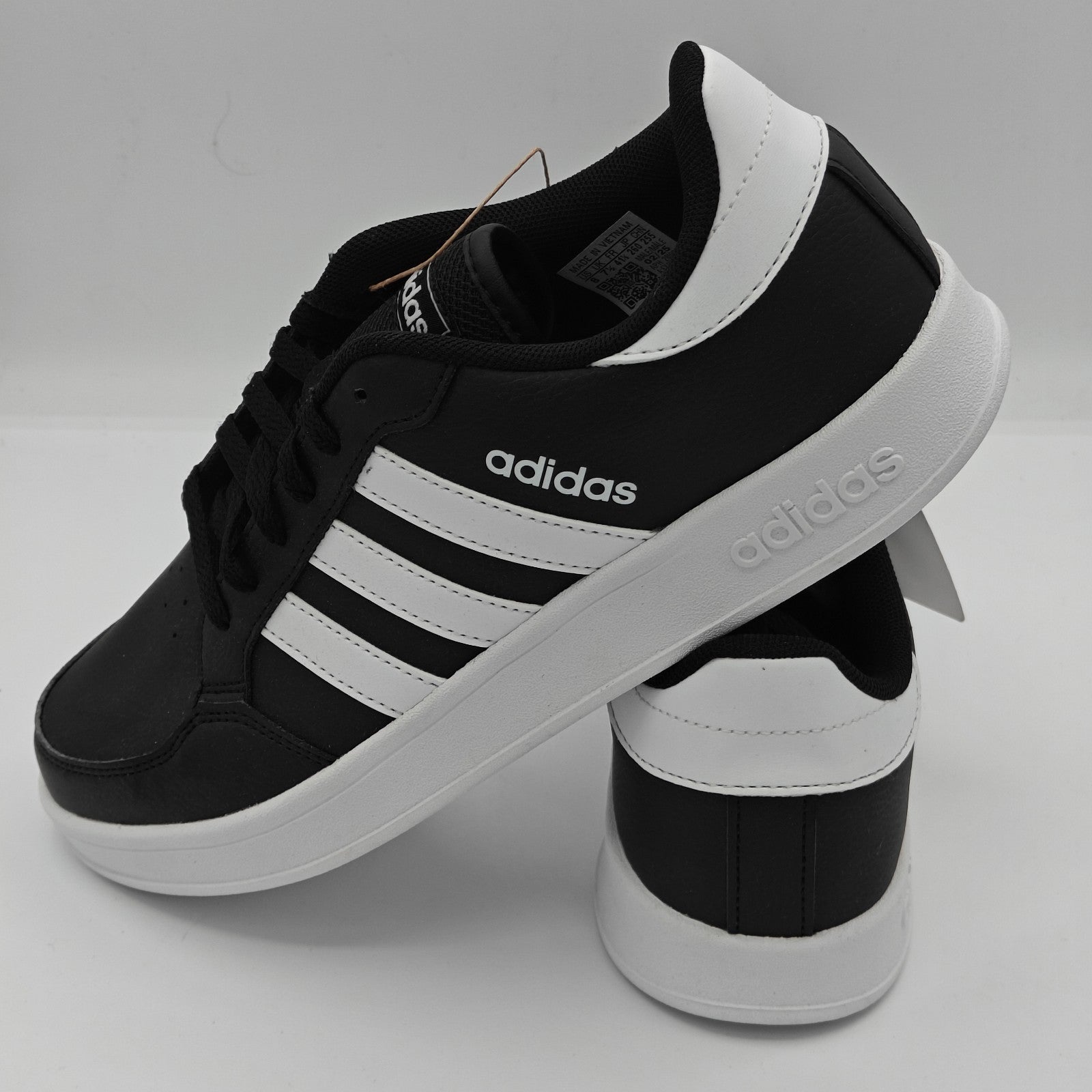 Men's Adidas Breaknet Court Shoes Sneake Black/White FX8708