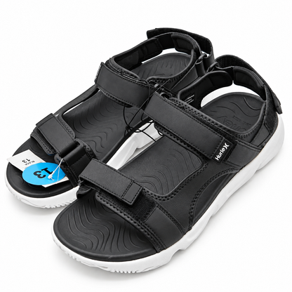 Hurley Oceanside Strap Sandals Men Black Adjustable Comfort Casual Pick Size