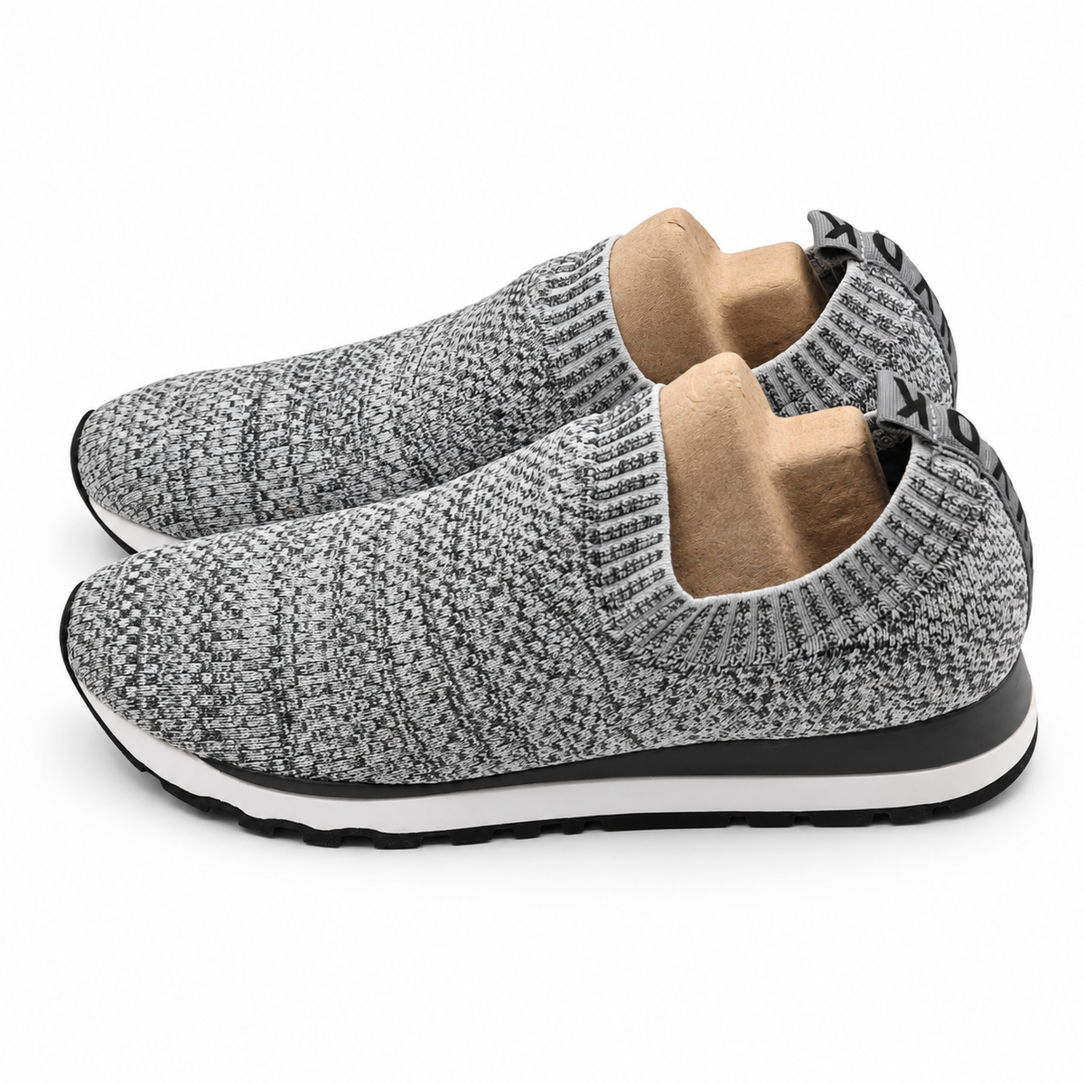 DKNY Jerri Women's Gray Knit Slip On Sneakers Casual Comfort US 10 K3877779