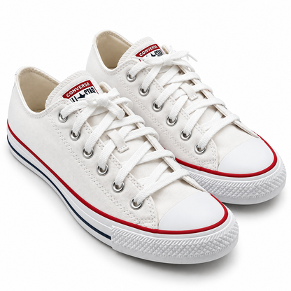 Converse Chuck Taylor All Star Men 8.5 White Low Top Canvas M7652C Shoes Retro