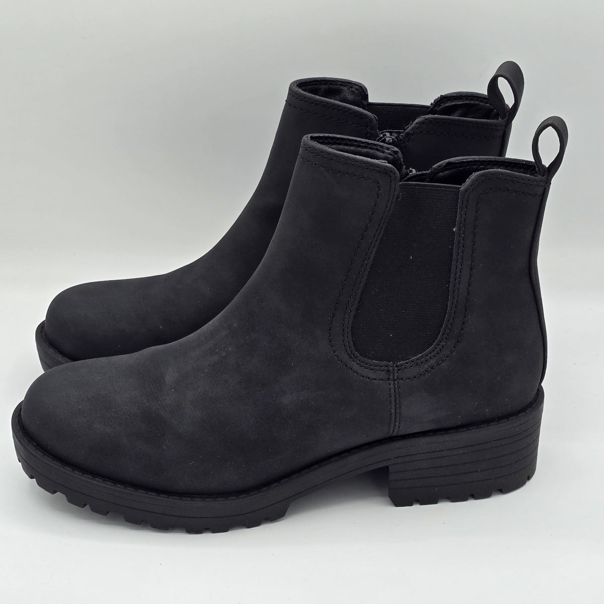 Buffalo David Bitton Anna Boots Women's Black Pull On Memory Foam Comfort - 8