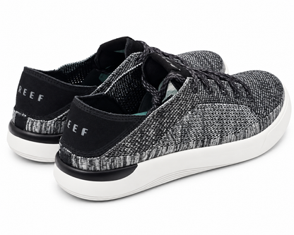 REEF Swellsole Neptune Mens Size 9 Charcoal Gray Knit Memory Foam Shoes CJ6016