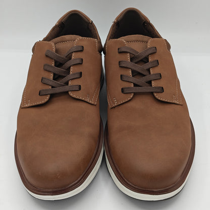 Lands' End Sport Oxford Comfort Casual Dress Shoes Tan Lace Up Men's Pick Size