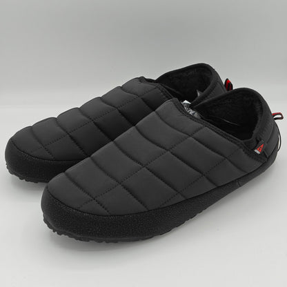 Gerry Black Men's Puff Shoe Fleece Lining Collapsible Heel Rubber Outsole