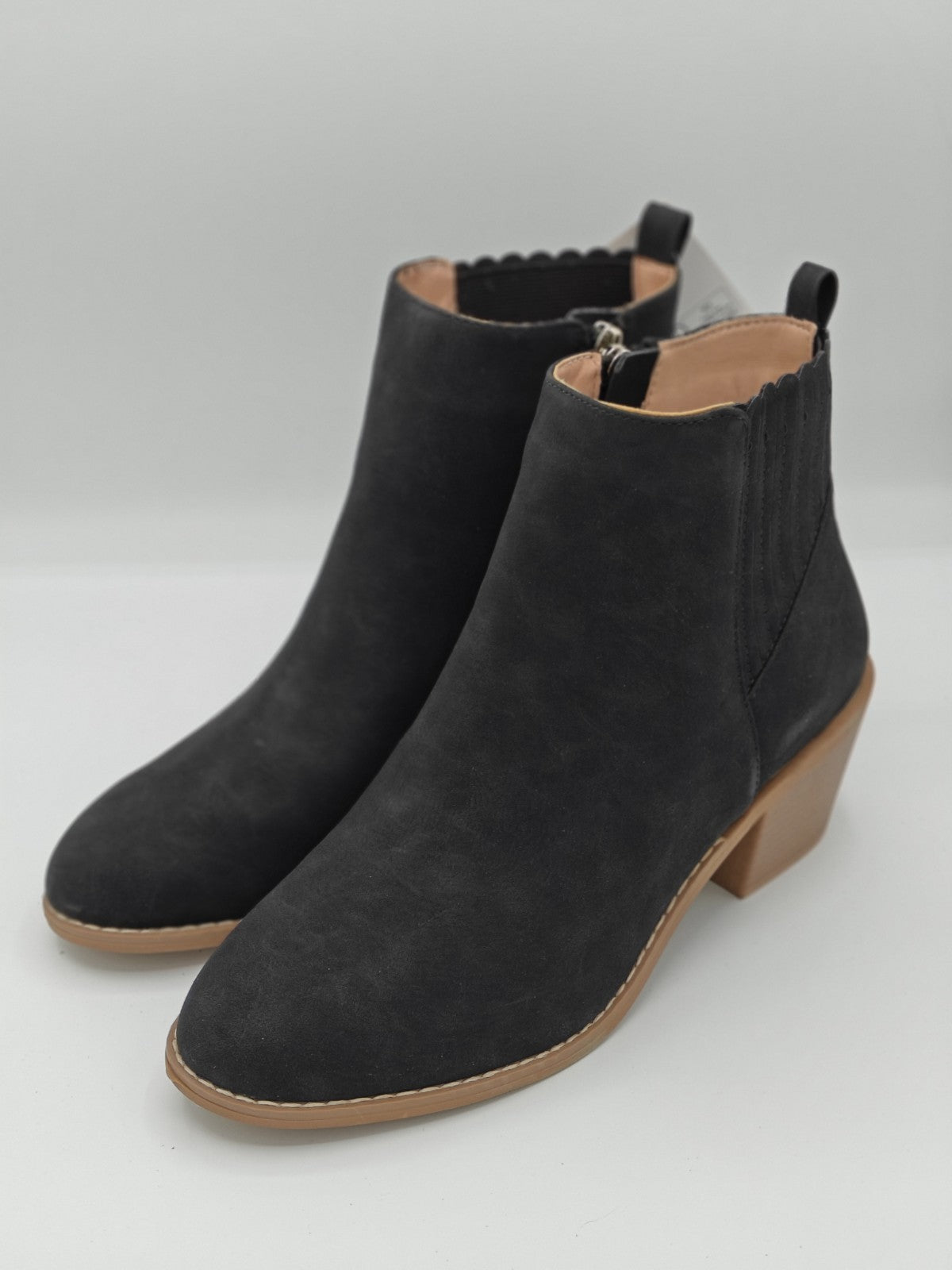 Draper James Elle Women's FauDraper James Elle Ankle Booties Side Zip Faux Suede