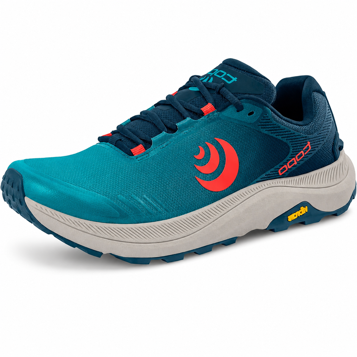 Topo Athletic MT-5 Men's Trail Running Shoes Blue Red Size 9