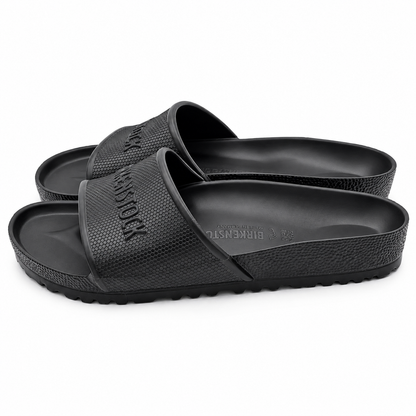 Birkenstock Barbados EVA Slides Men US 9 Women 11 EU 42 Black Sandals 1015398