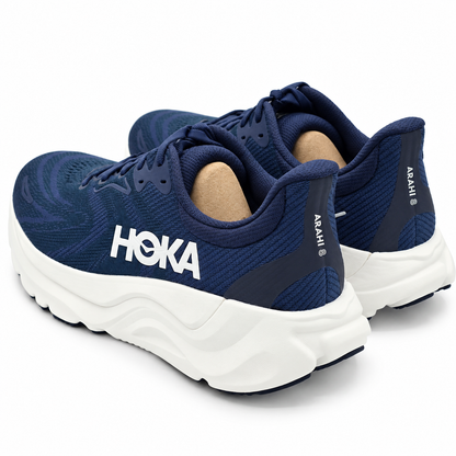 HOKA Arahi 8 Men's 12 D Varsity Navy White H-Frame Stability Road Running Shoes