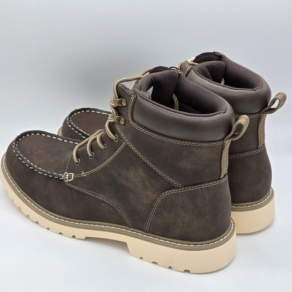 IZOD Miles Men's Chukka Boots Brown Casual Lace Up Work Ankle Style Size 12