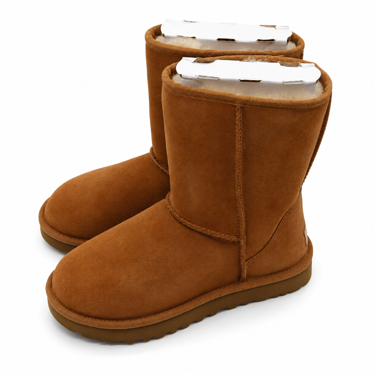 UGG Classic Short II Chestnut Suede Sheepskin Boots Women's Size 6 1016223