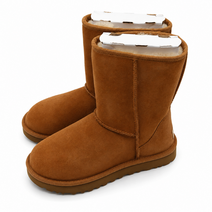 UGG Classic Short II Chestnut Suede Sheepskin Boots Women's Size 6 1016223