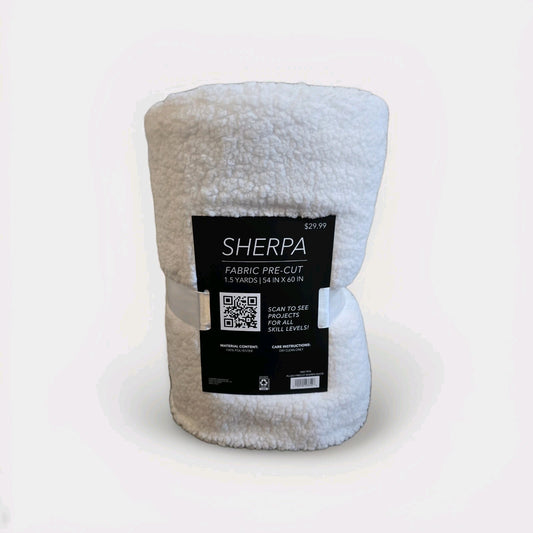 SHEPRA Fabric Pre-Cut 1.5 Yrd | 54IN  60IN White Retails 29.99