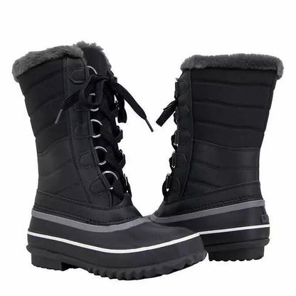 JBU Sabine Ladies' Water Resistant Winter Boot, Black, New in Box