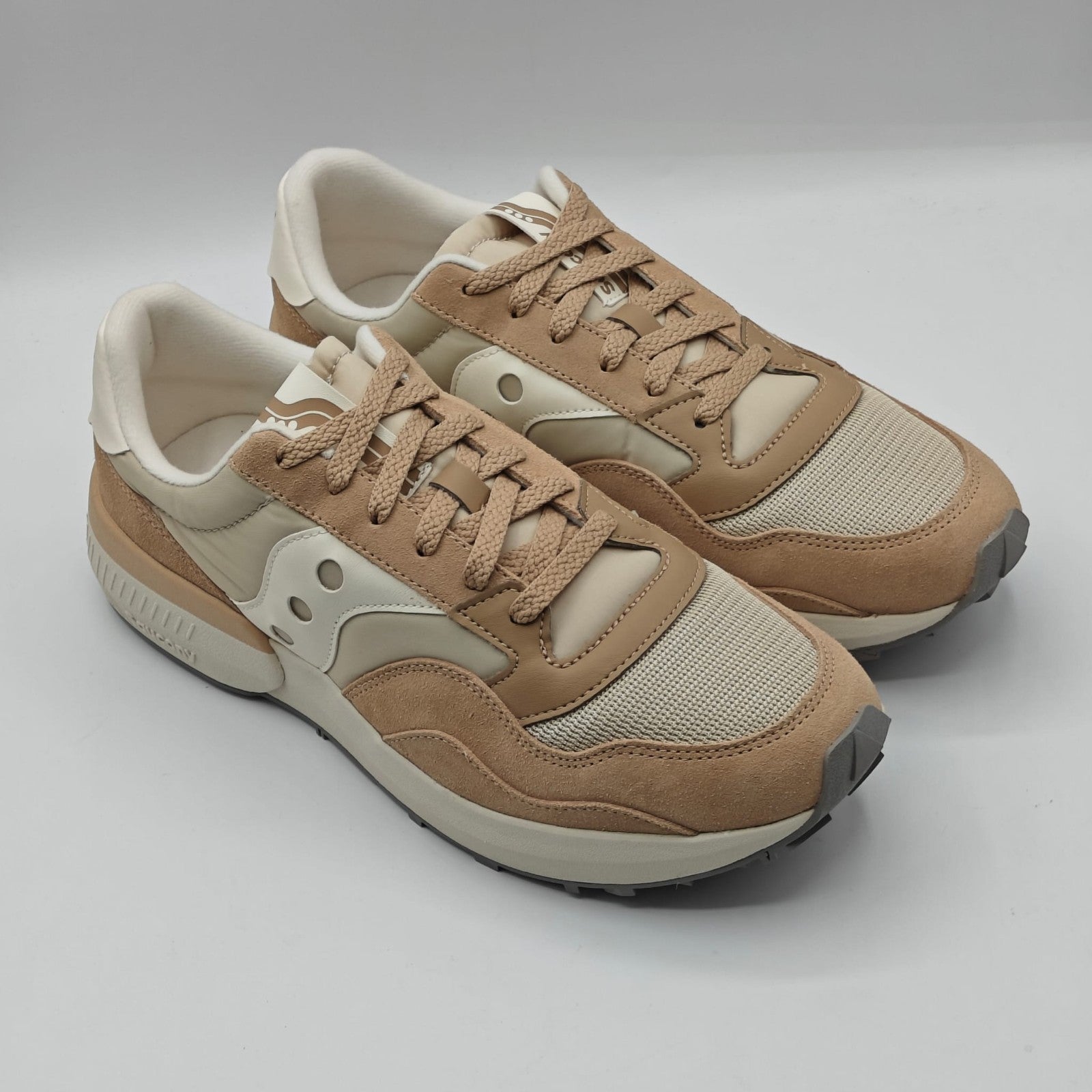 Saucony Jazz NXT S70790-31 Beige Vanilla Retro Sneakers Men's 11.5 Women's 13