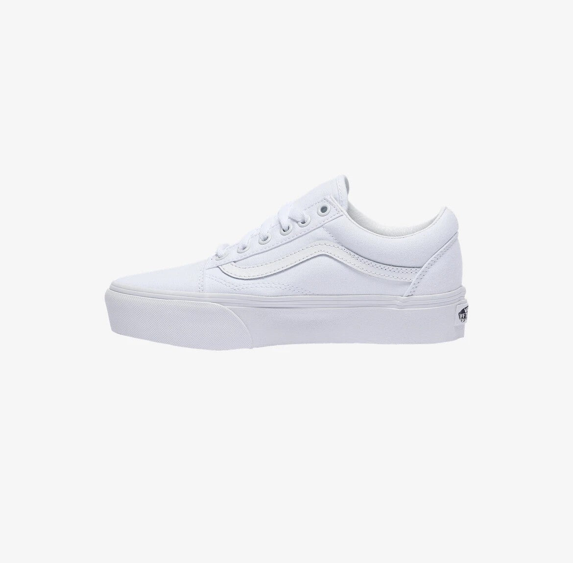 Vans Old Skool Platform Sneakers True White VN0A3B3UW00 Women's 6.5 Men's 5