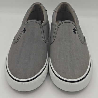 IZOD Men's Sunapee Canvas Slip On Sneakers Lightweight Memory Foam Shoes