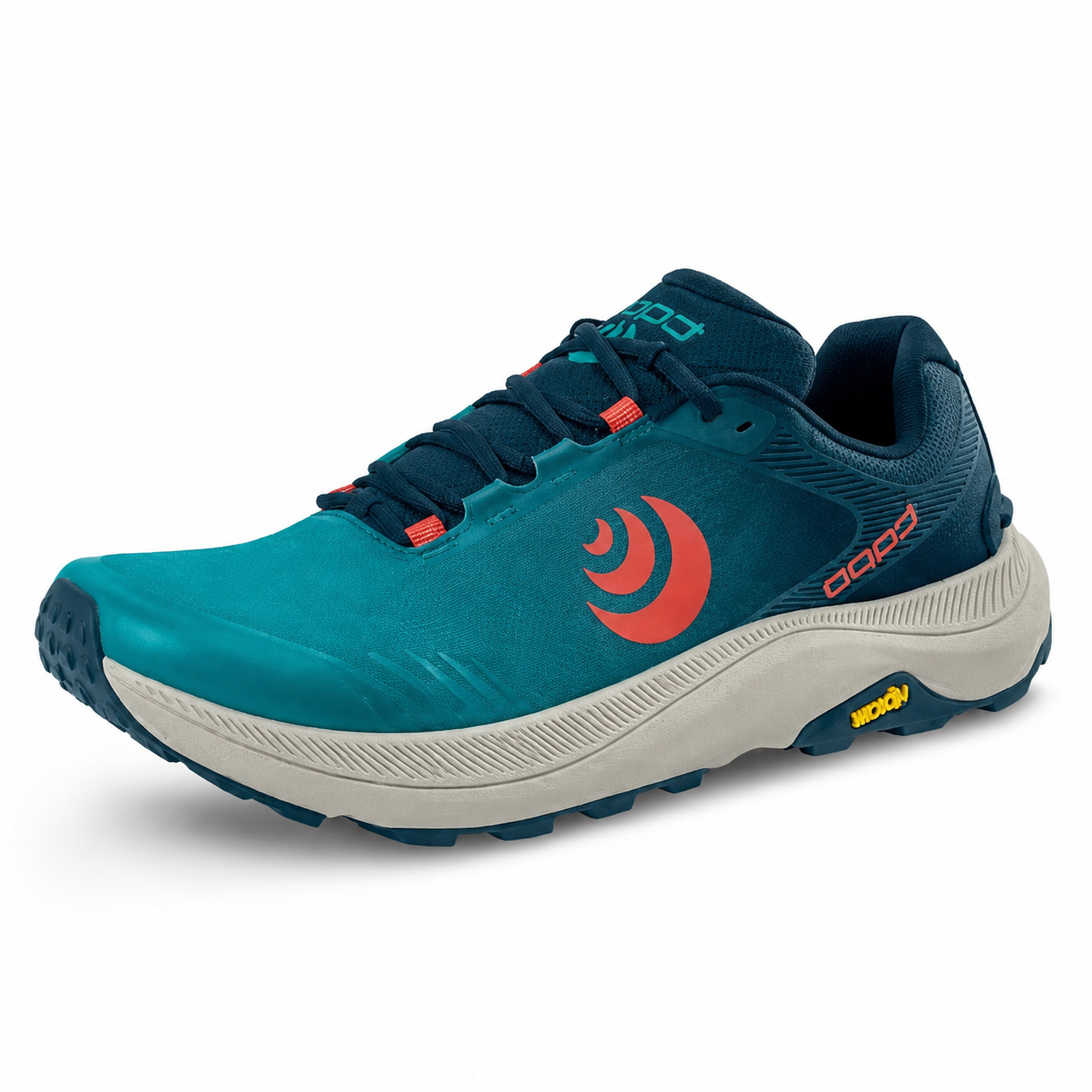 Topo Athletic MT-5 Men's Trail Running Shoes Blue Red Size 9