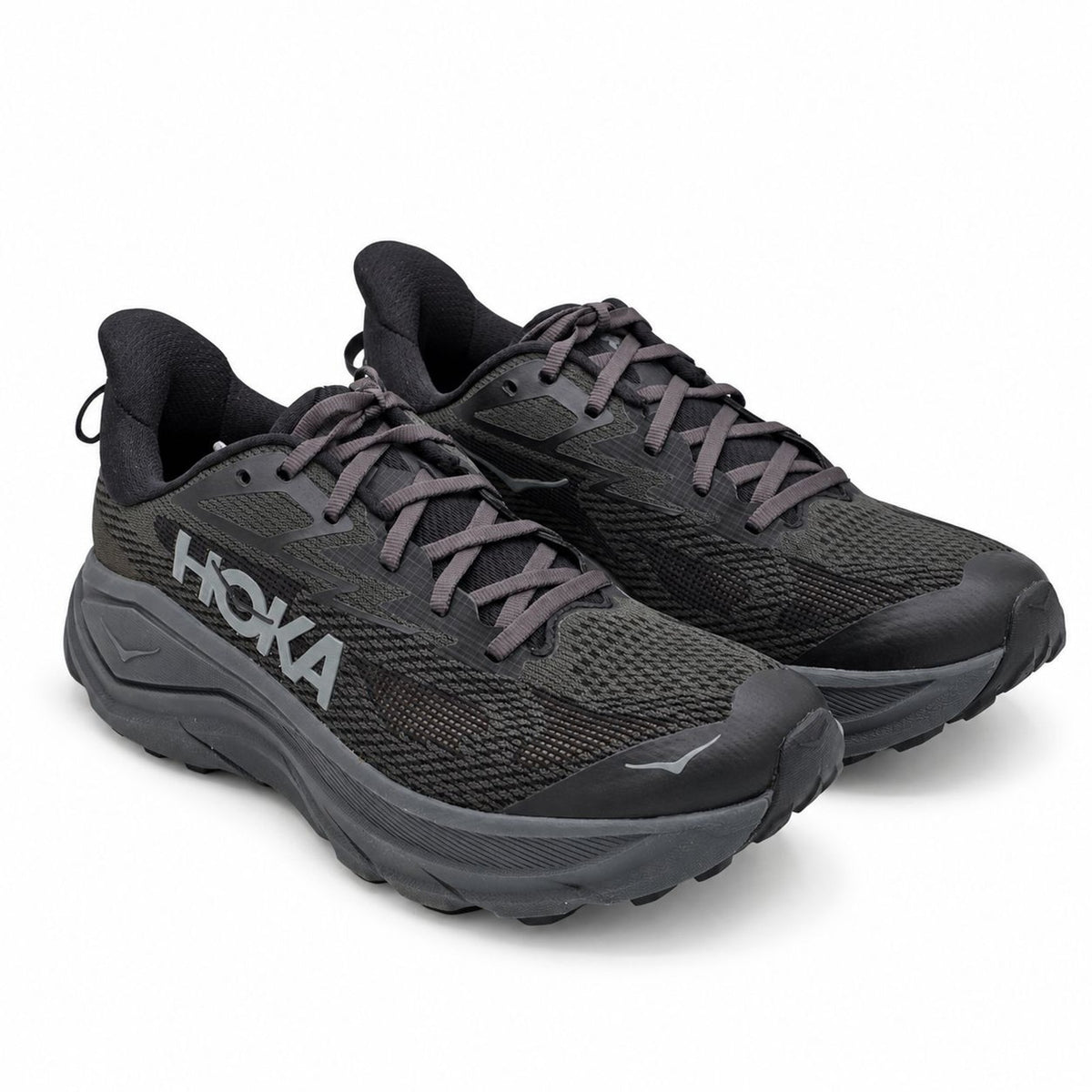 HOKA Challenger 8 Men's 8.5 D Black Outer Orbit Trail Running Shoes 1168716