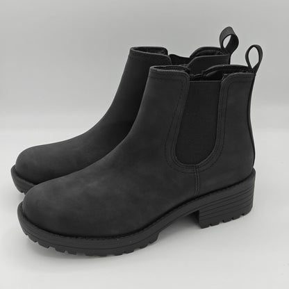 Buffalo David Bitton Anna Boots Women's Black Pull On Memory Foam Comfort