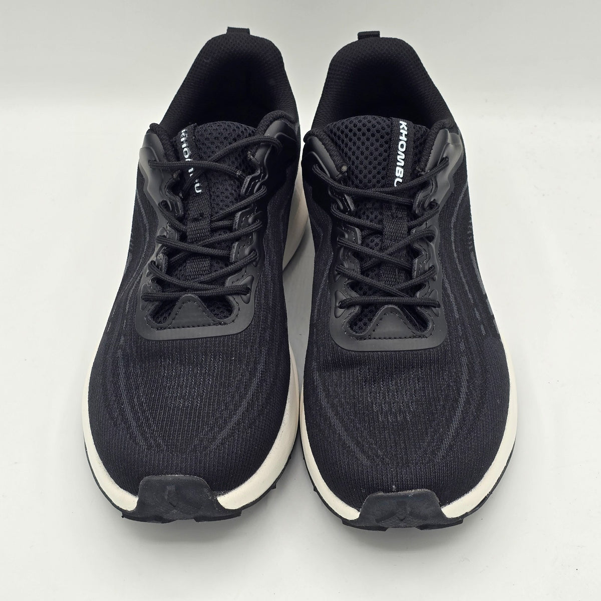 Khombu Patan Sneakers Women's Black Lightweight Athletic Memory Foam Casual Shoe