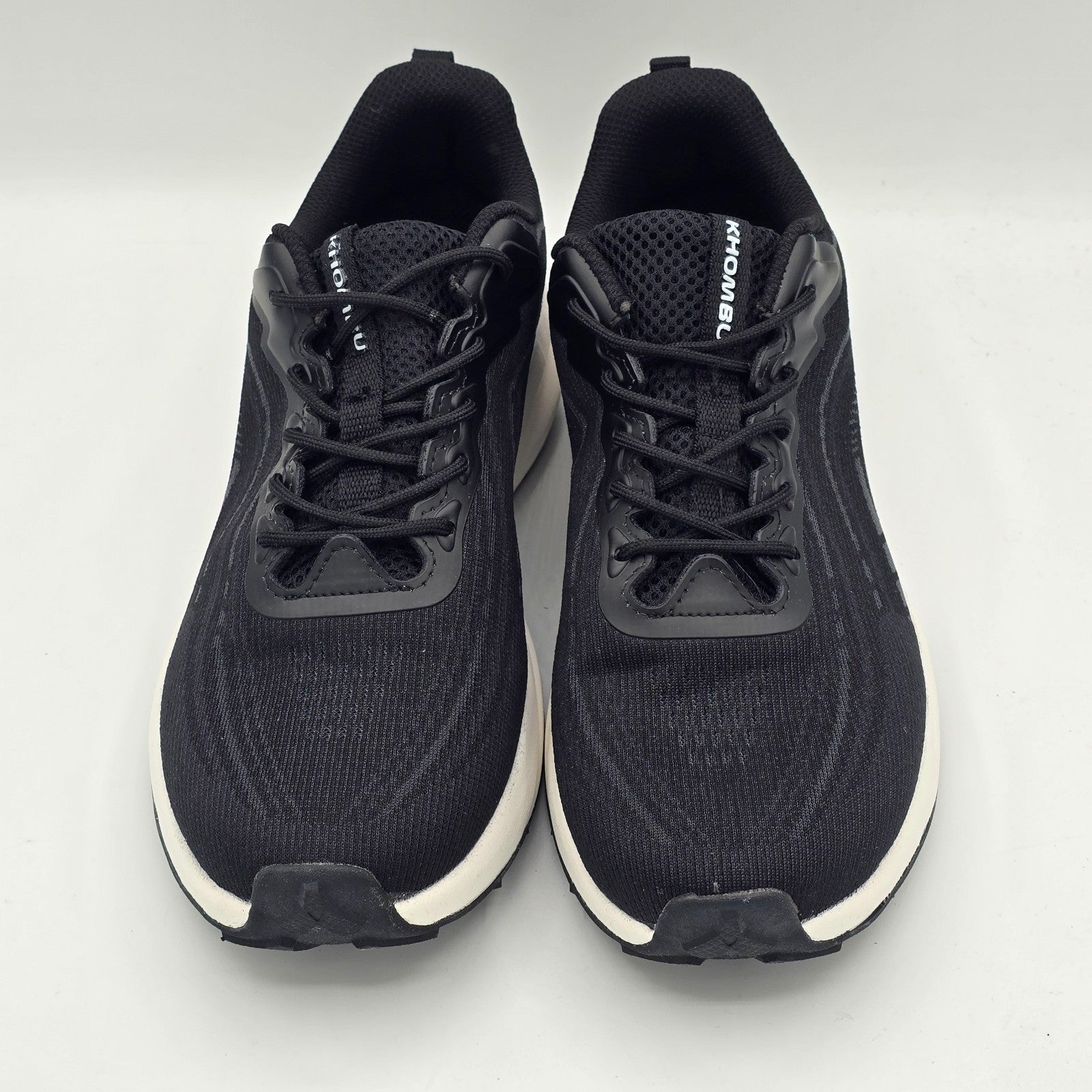 Khombu Patan Sneakers Women's Black Lightweight Athletic Memory Foam Casual Shoe