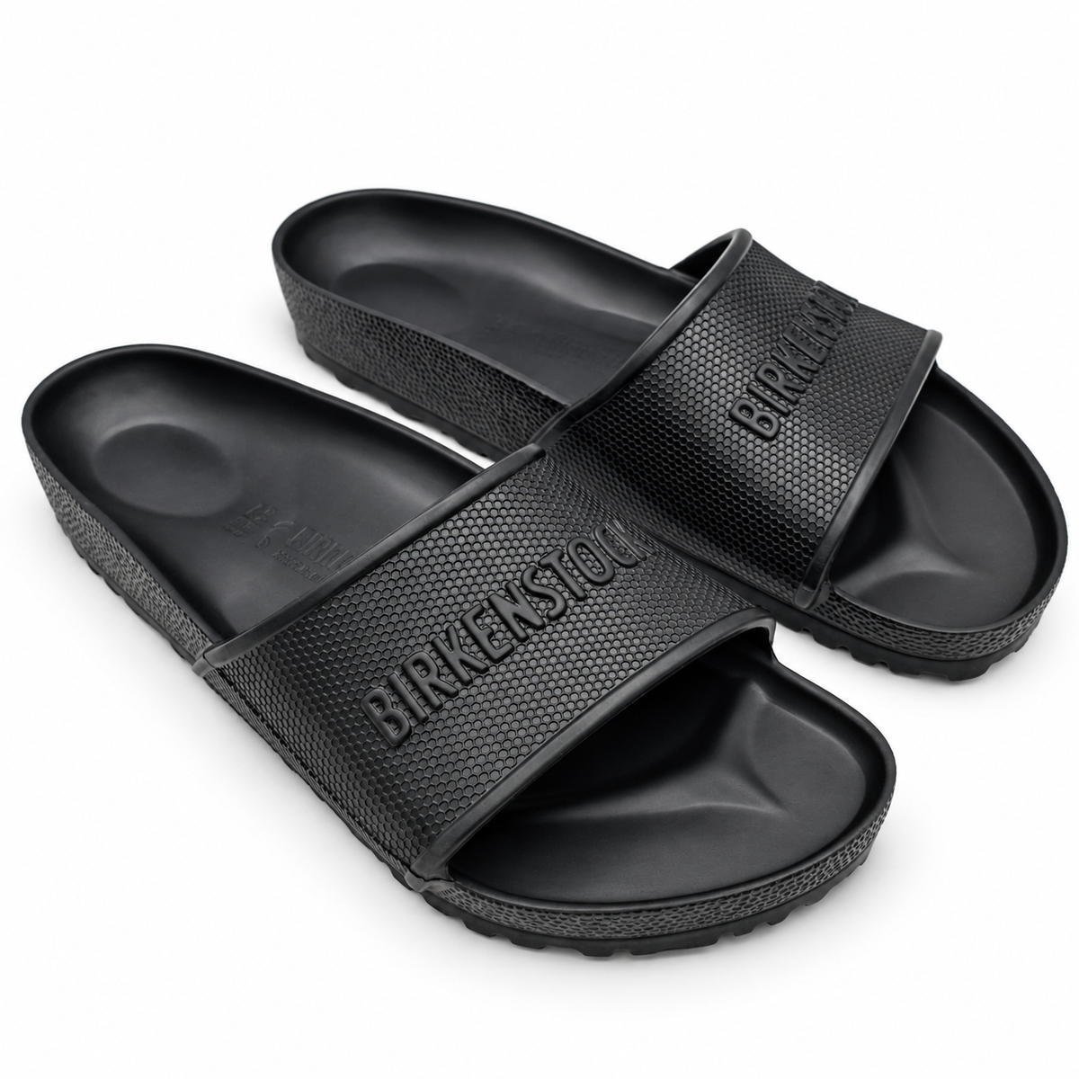 Birkenstock Barbados EVA Slides Men US 9 Women 11 EU 42 Black Sandals 1015398