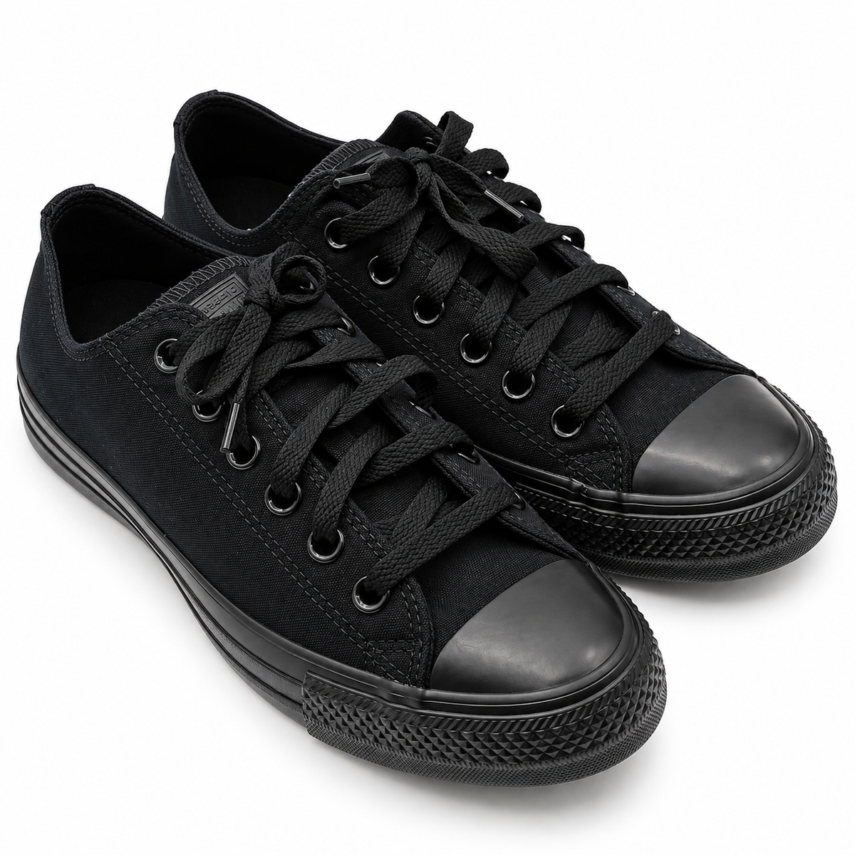Converse Chuck Taylor All Star Women 9.5 Black Low Top Canvas M5039C Shoes Retro