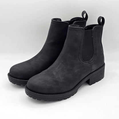Buffalo David Bitton Anna Boots Women's Black Pull On Memory Foam Comfort - 8