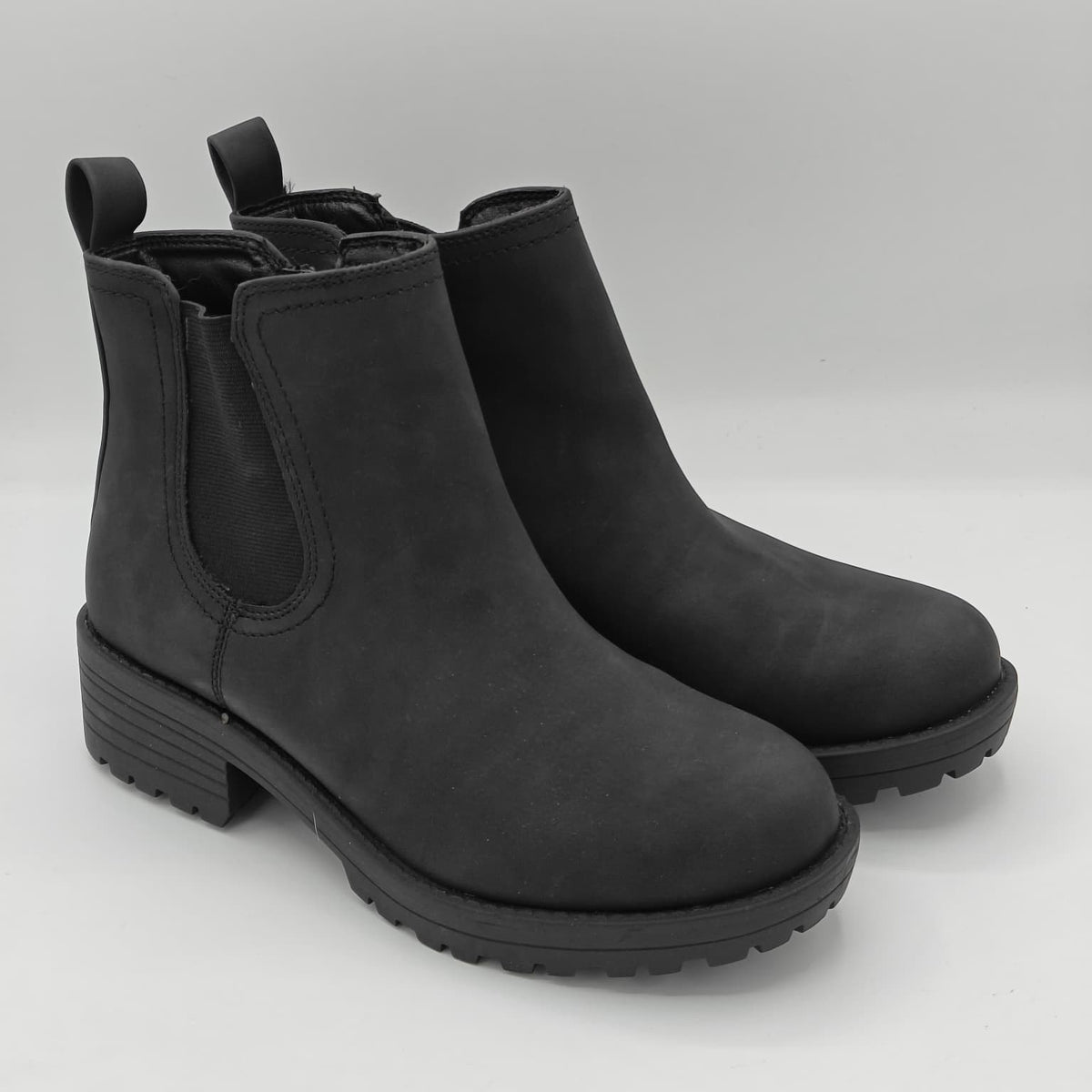 Buffalo David Bitton Anna Boots Women's Black Pull On Memory Foam Comfort