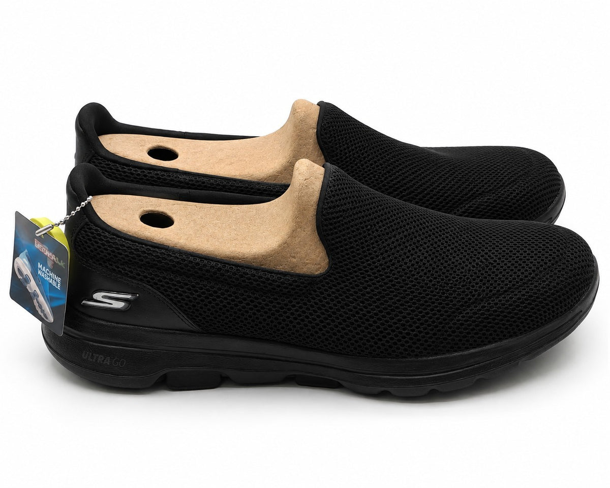 Skechers GOwalk 5 Ultra Go Slip On Comfortable Shoes Black Women's 10.5 15901