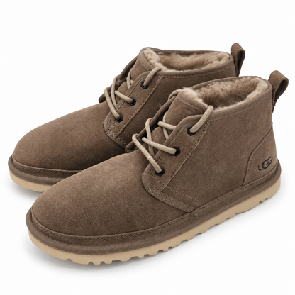 UGG Neumel Men's 8 EU 41 Hickory Brown Suede Chukka Ankle Boots 3236-HCK
