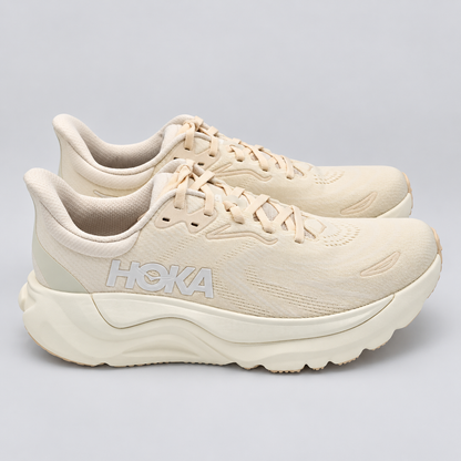 HOKA Arahi 8 Women's 7.5 B Birch Alabaster H-Frame Stability Road Running Shoes