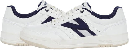Tretorn "Dennis" Men's Lightweight Sneaker / [White and Navy Blue] - NEW
