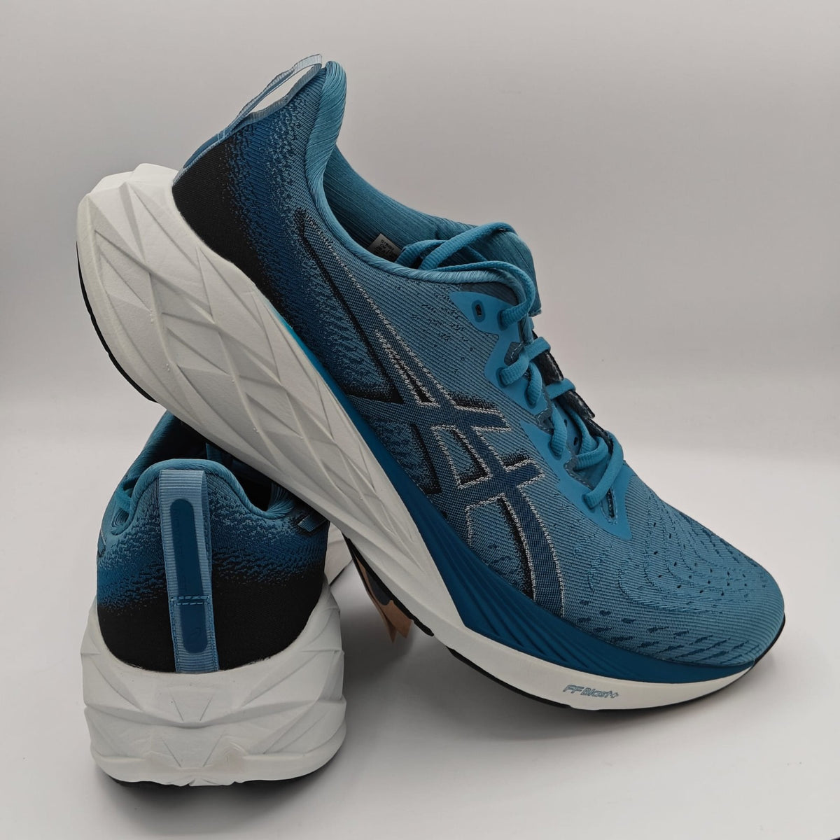ASICS Novablast 4 Running Shoes Men's Blue Teal Evening Teal 1011B693-401 12