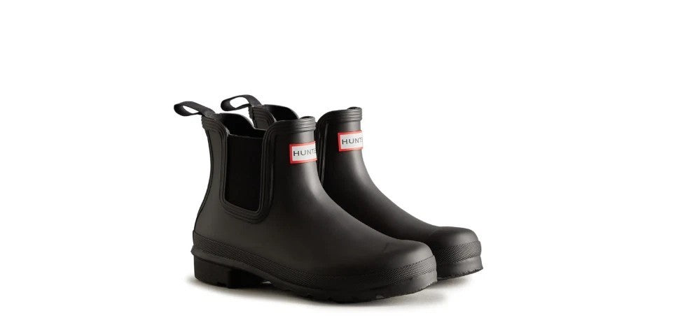WFS2078RMA Hunter Womens Original Chelsea Rain Boot - Black pick size